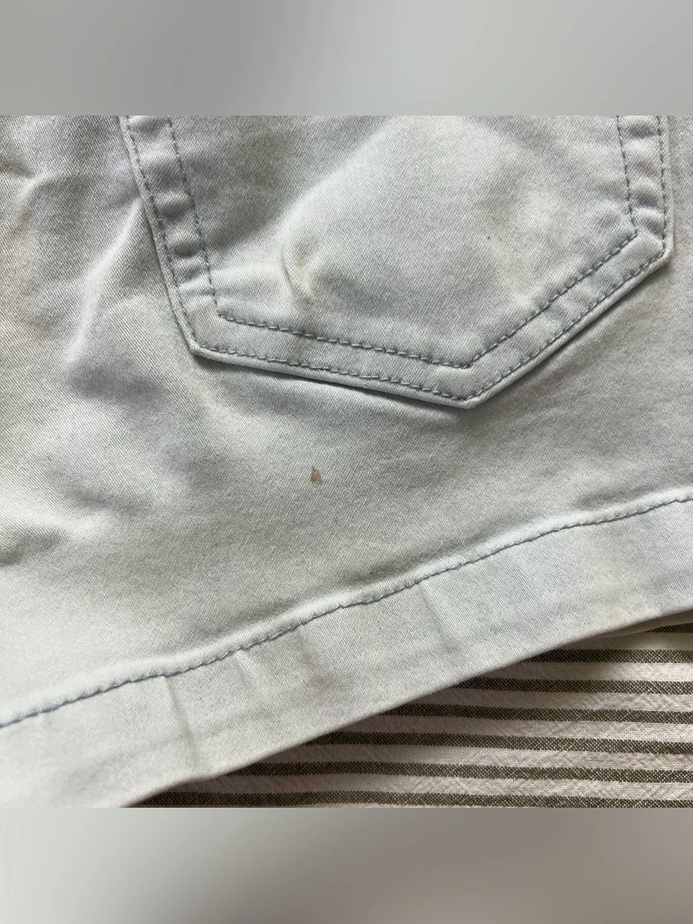 high waisted denim shorts